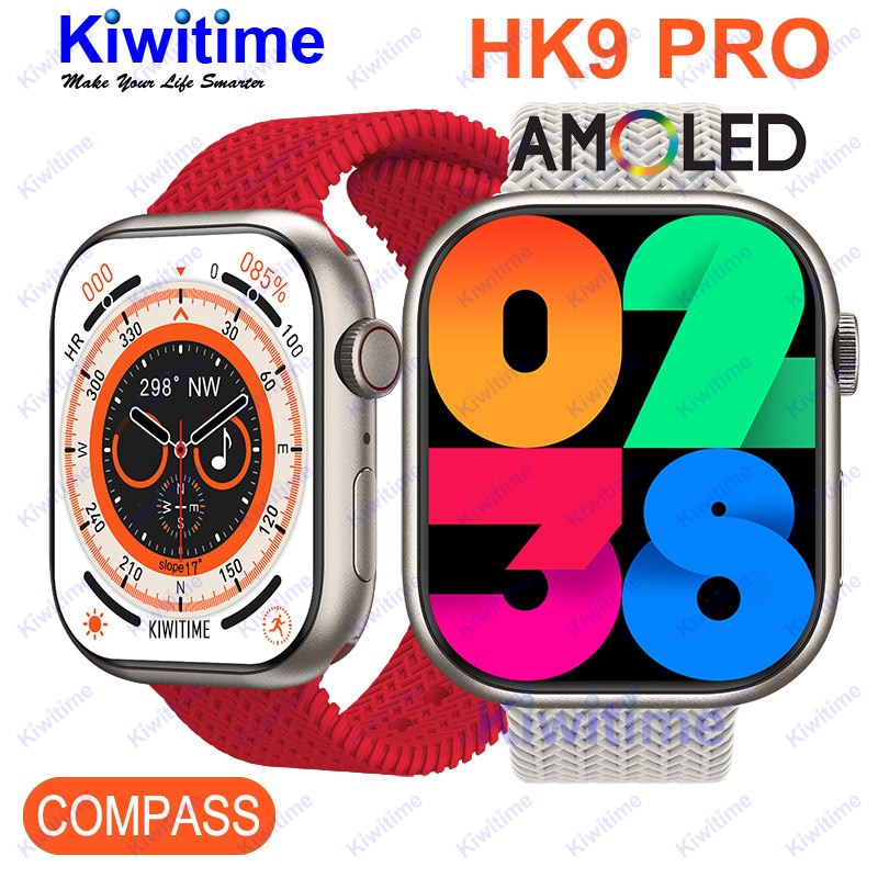 2023 KIWITIME HK9 Pro Smart Watch Series 8 KIWIT..